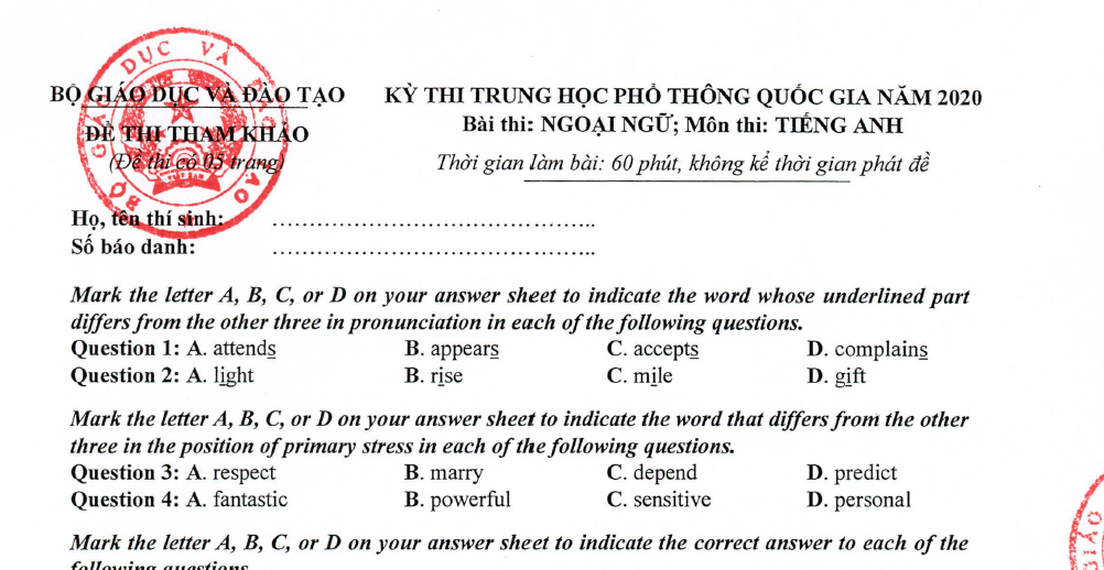 Image Exam